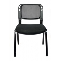 Fileli Form Sandalye - Siyah